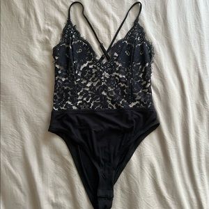 Black Lace Bodysuit